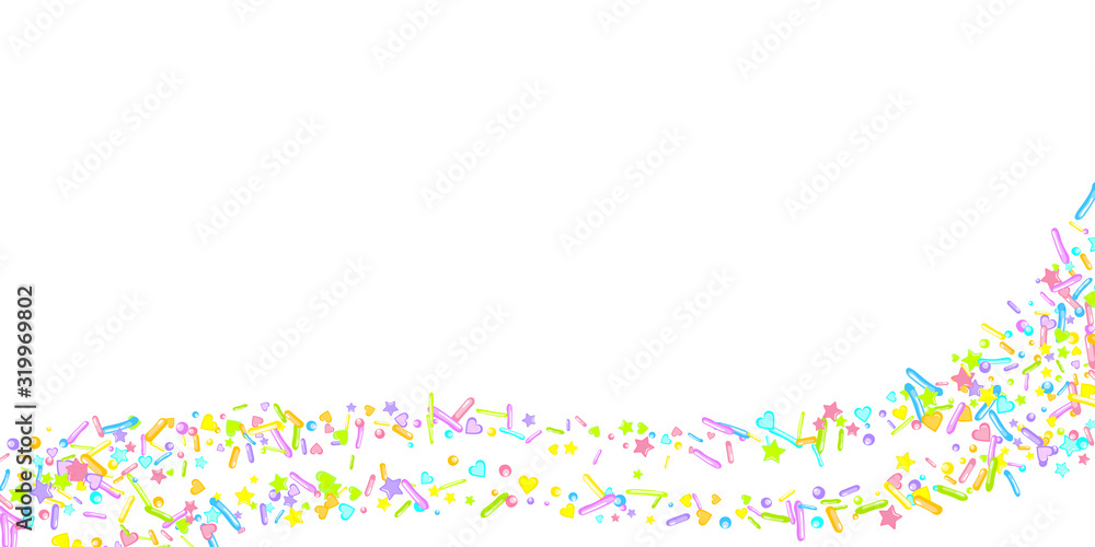 © Сашка Шаргаева - Sprinkles grainy. Cupcake dessert bakery confetti