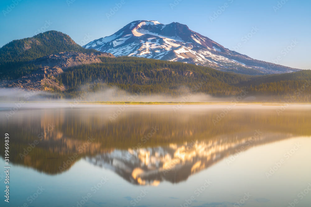 Sunrise and Mountains - Oregon