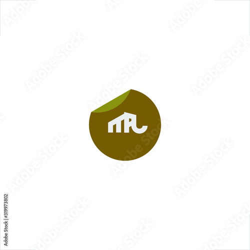   M letter logo mammoth design