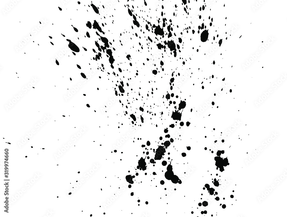 black ink splash isolated on white background. Vector EPS10 black ink splash isolated on white background. Vector EPS10