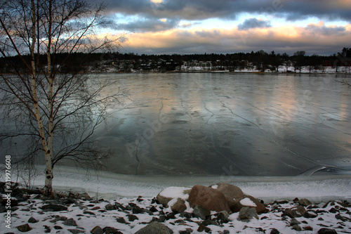 Vinter på Lidingö vid Hustegafjärden/Gåshaga photo