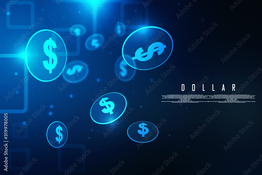 2d rendering usd Dollar symbol 2d rendering usd Dollar symbol