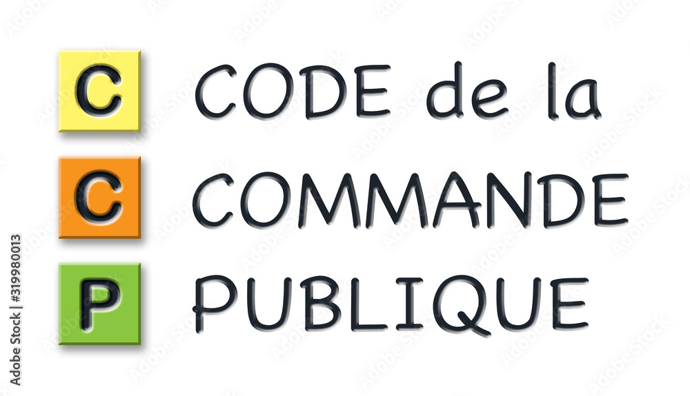 CCP initials in colored 3d cubes with meaning in french language CCP initials in colored 3d cubes with meaning in french language