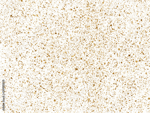 Gold spot one white background for Design Templates for Brochures, Flyers, card, Banners. Abstract Modern Background. Vector illustration