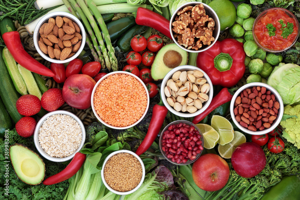 Low glycemic food for a health & fitness diet for diabetics high in vitamins, minerals