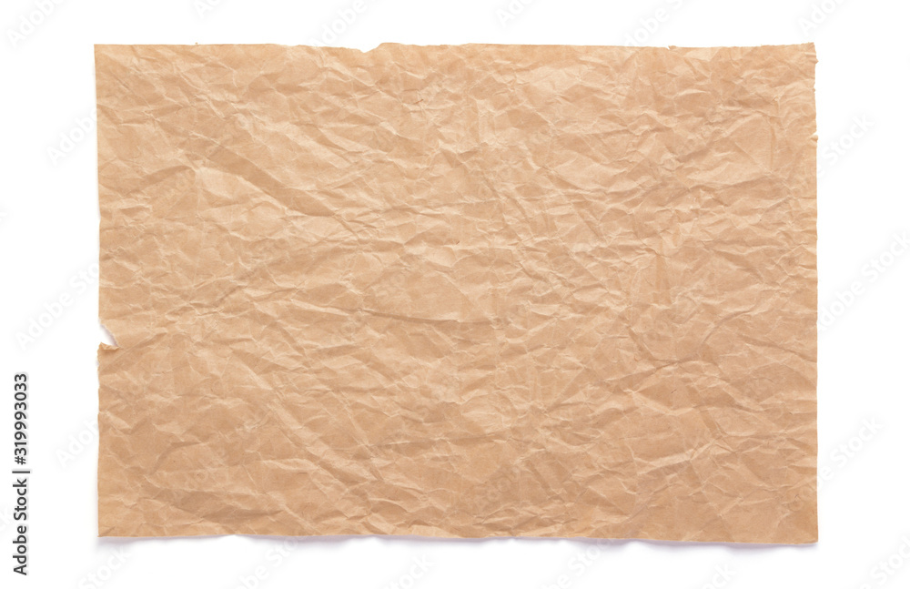 sheet of paper with empty pages  at white background