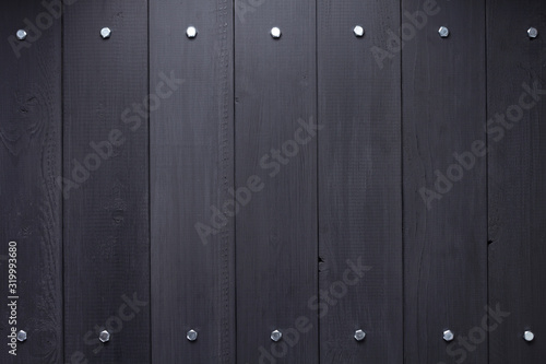 black wooden background as texture