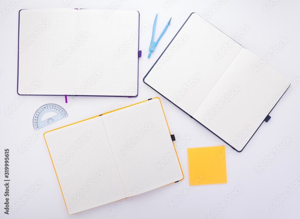 notepad or notebook paper at white background notepad or notebook paper at white background