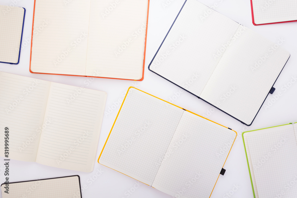 notepad or notebook paper at white background notepad or notebook paper at white background