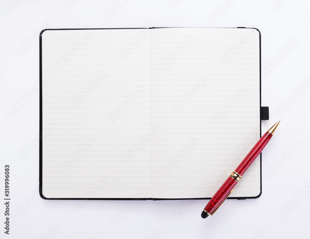 notepad or notebook paper at white background notepad or notebook paper at white background