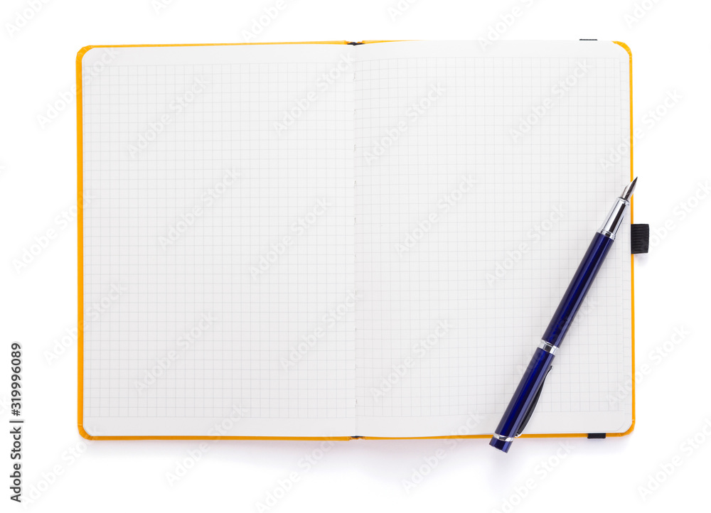 notepad or notebook paper at white background notepad or notebook paper at white background