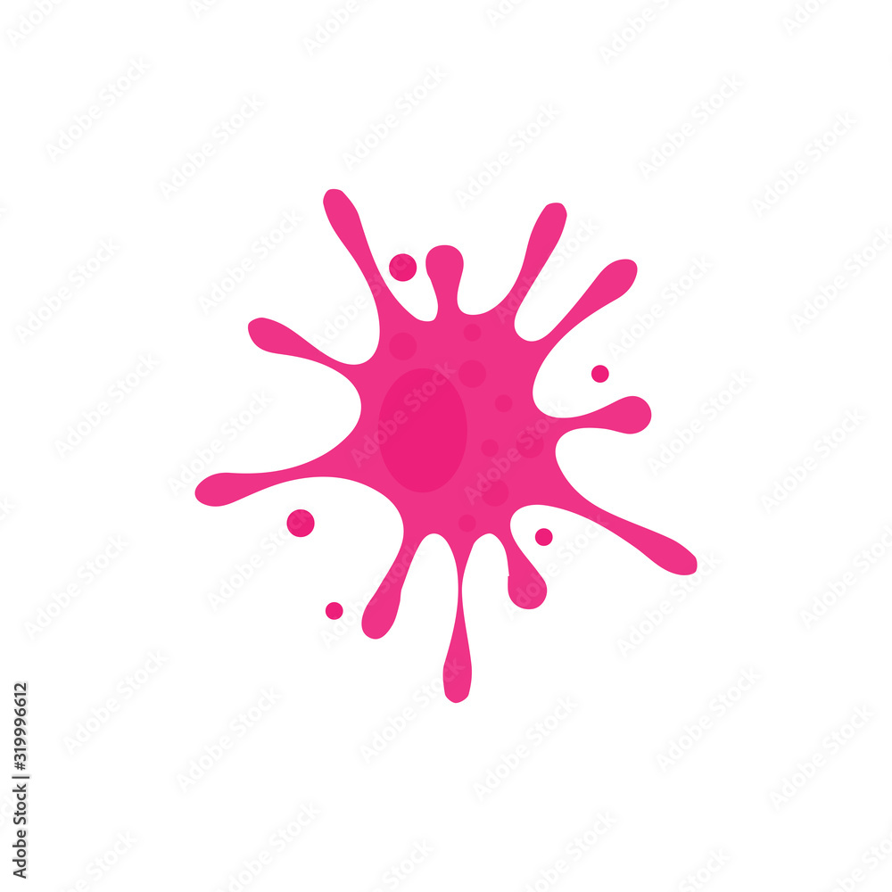 Virus vector illustration icon template design Virus vector illustration icon template design