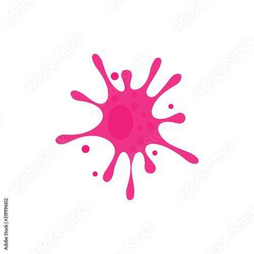 Virus vector illustration icon template design
