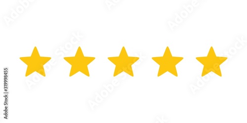 Stars quality rating icon. vector Illustration