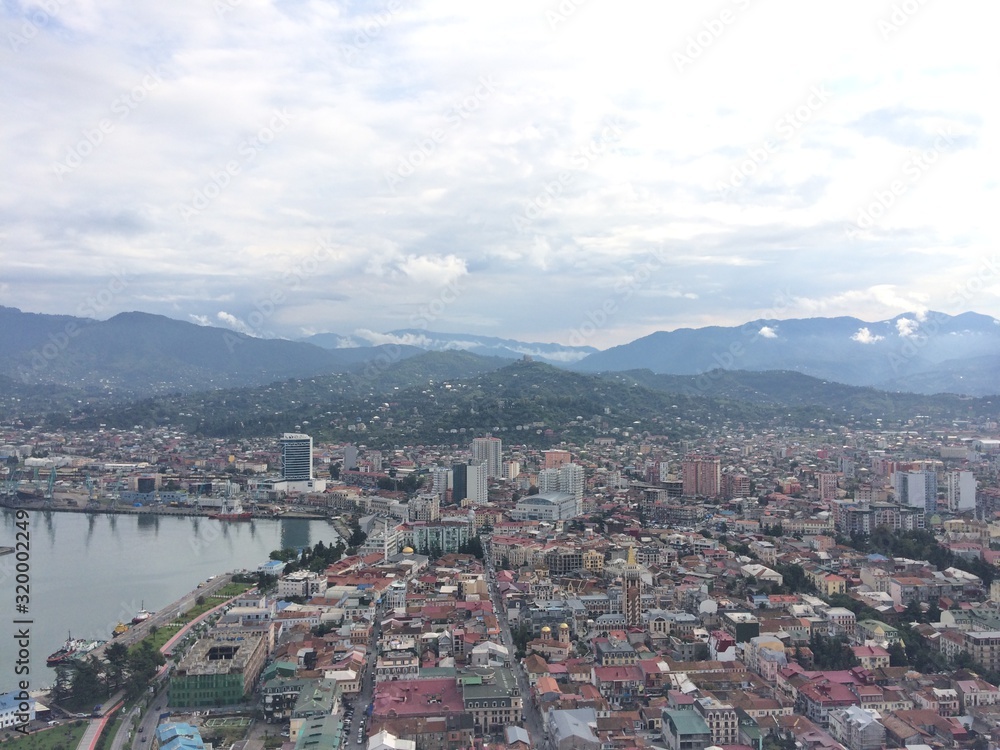 Fototapeta premium View of the city Batumi