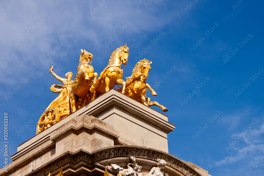 Chariot of Aurora in Ciutadella Parc, Barcelona