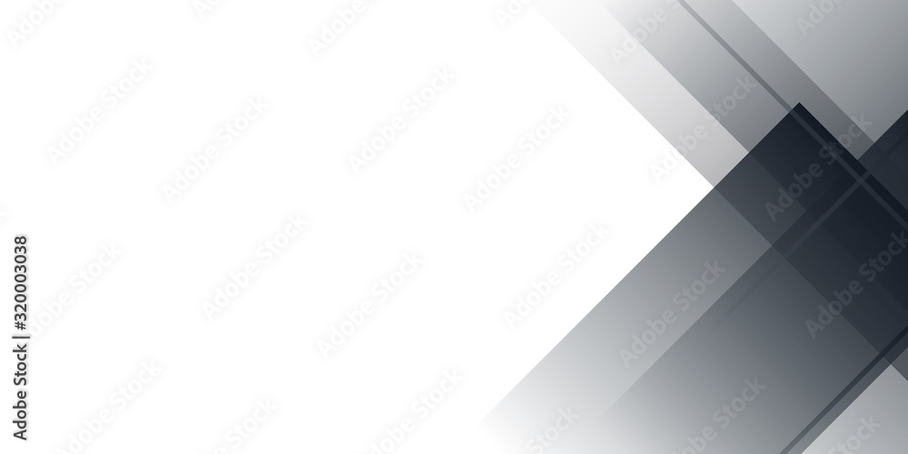 Modern black white grey silver abstract background for presentation design.