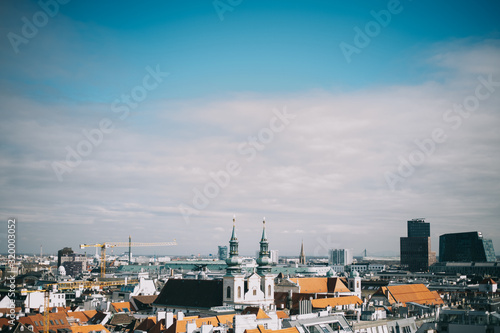 Canvas Print VIENNA TOP VIEW