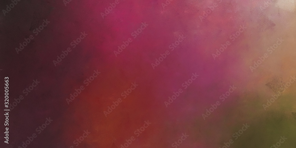 abstract artistic decorative horizontal background header with old mauve, very dark pink and pastel brown color