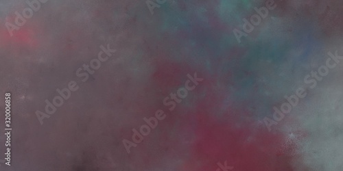 abstract artistic decorative horizontal background with dim gray, gray gray and antique fuchsia color