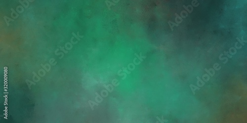 abstract artistic vintage horizontal background design with sea green, dark slate gray and medium sea green color