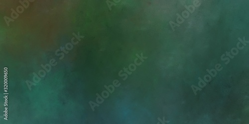 abstract artistic old horizontal background header with dark slate gray, dim gray and teal blue color