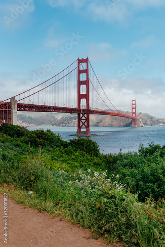 The Golden Gate Bridge in San Francisco at the Spring time III
