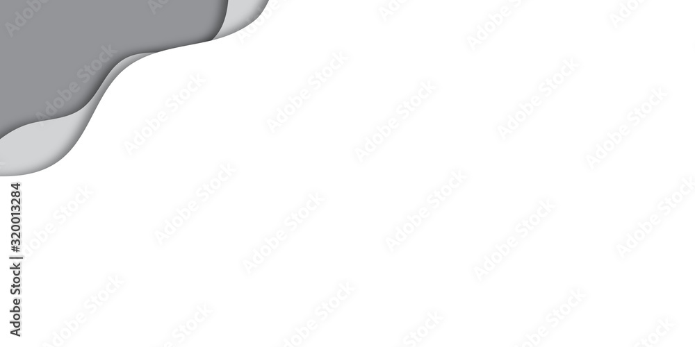 White papercut abstract presentation background design. White papercut abstract presentation background design.