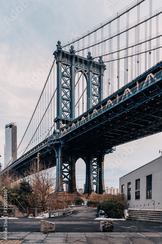 The Manhattan Bridge from the Brooklyn sight in DUMBO I