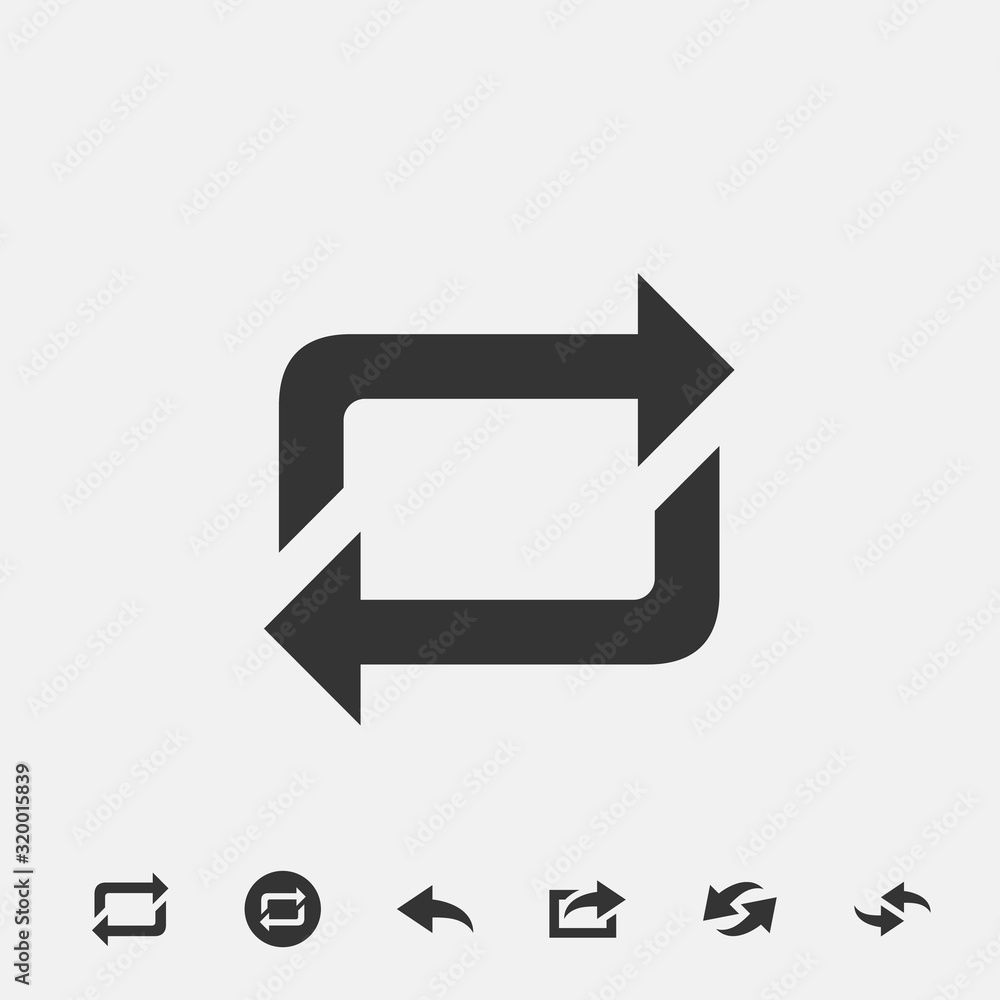 rotating arrows icon rotating arrows icon