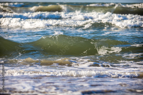 Baltic sea waves  in sunny day  © Aldas