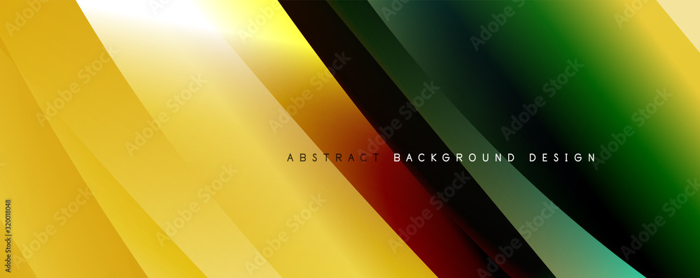 Wave liquid style lines with shadows and light on gradient background Wave liquid style lines with shadows and light on gradient background