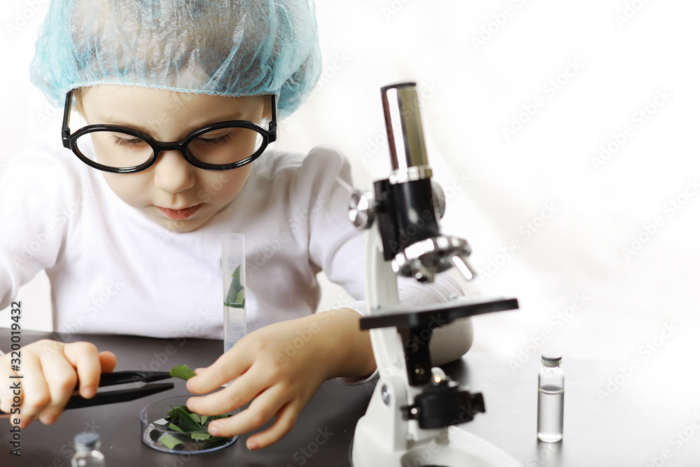Young scientists chemists. Doctor, laboratory assistant. Young scientists chemists. Doctor, laboratory assistant.
