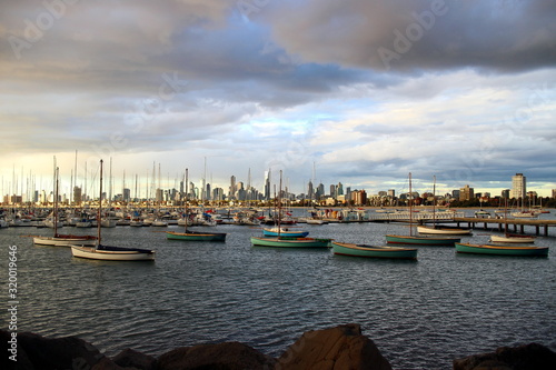 St kilda pier and Melbourne City