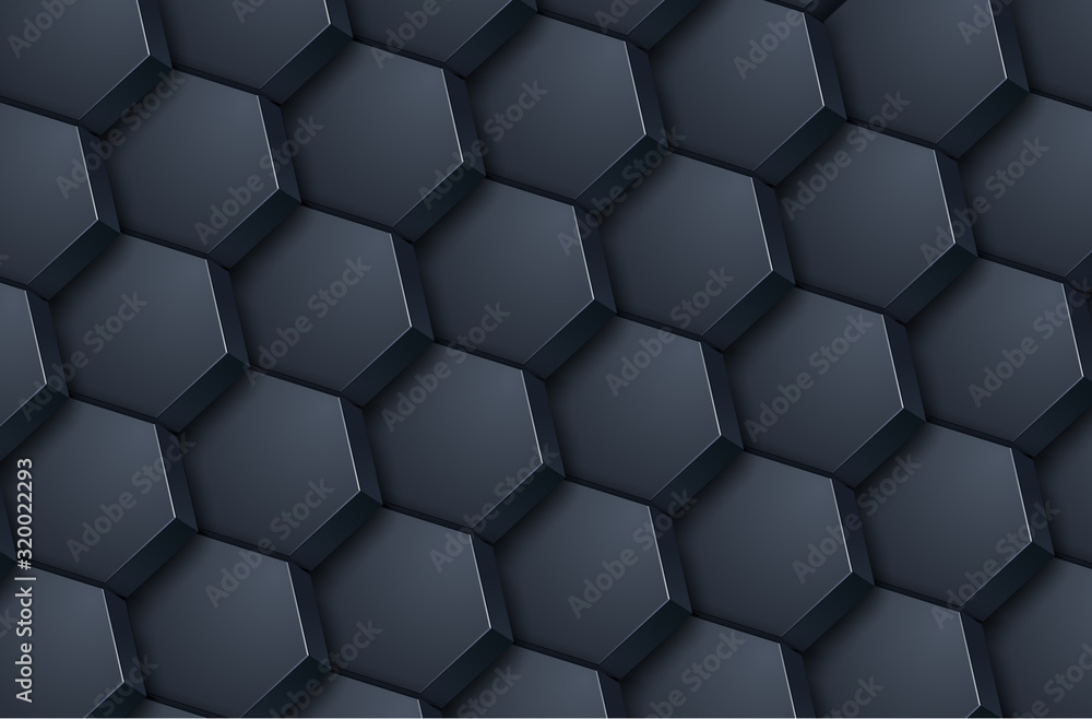 Abstract background 3D hexagons mosaic Abstract background 3D hexagons mosaic