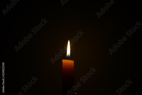 candle in the dark