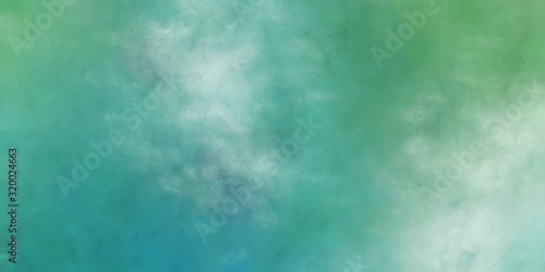 abstract background with cadet blue, pastel blue and teal blue colors and light old horizontal background texture © Eigens