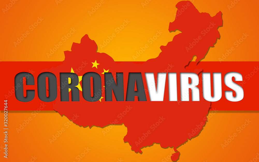Obraz premium Wuhan coronavirus 2019-nCoV concept