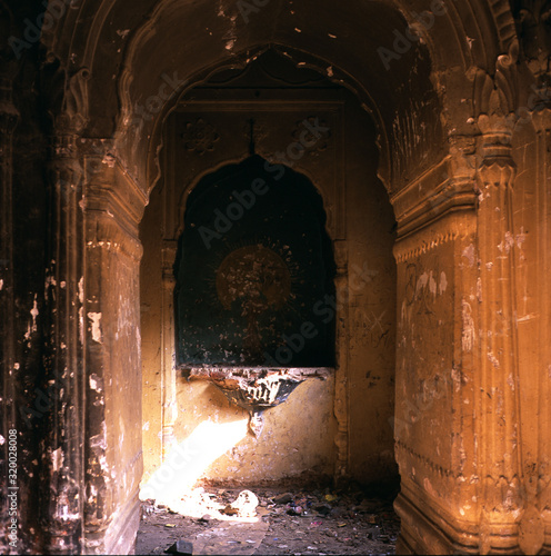 Abandoned Ramakrishna temple in Kashmir, India photo