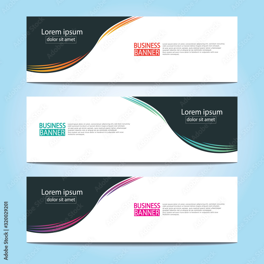Vector abstract design web banner template. Web Design Elements - Header Design. Abstract geometric web banner template on grey background.Modern banner. Vector abstract design web banner template. Web Design Elements - Header Design. Abstract geometric web banner template on grey background.Modern banner.