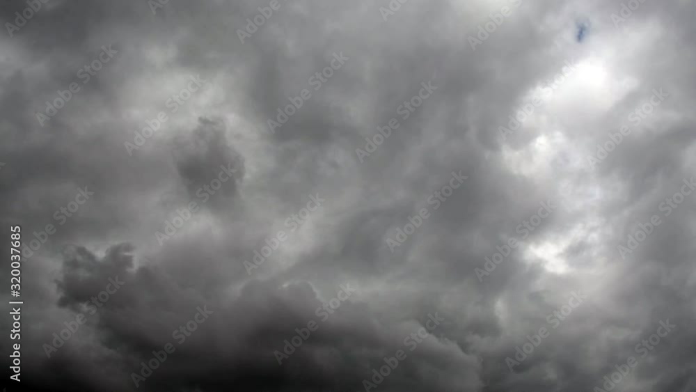 Gray clouds in the sky before the rain. Timelapse rainy sky with floating clouds. Gray clouds in the sky before the rain. Timelapse rainy sky with floating clouds.