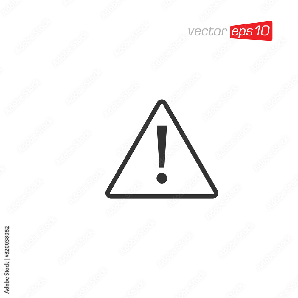 Warning Mark Icon Design Vector Warning Mark Icon Design Vector