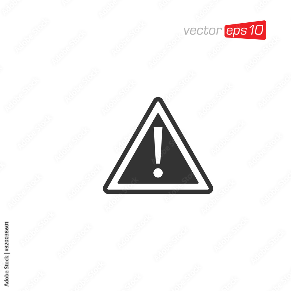 Warning Mark Icon Design Vector Warning Mark Icon Design Vector