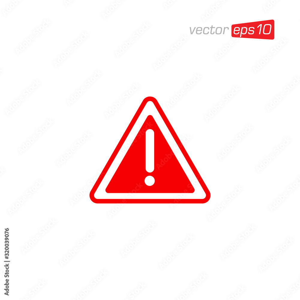 Warning Mark Icon Design Vector Warning Mark Icon Design Vector