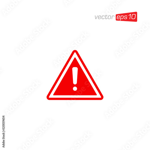 Warning Mark Icon Design Vector
