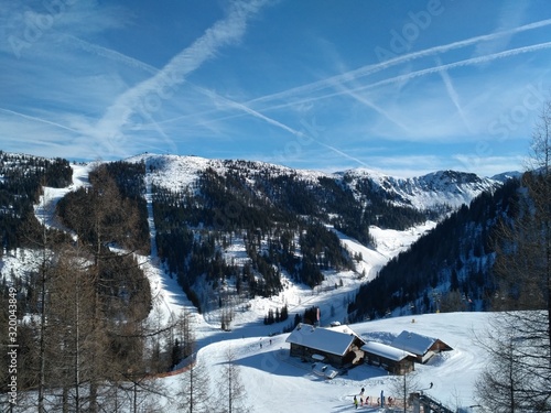 snowy valley in Austria
