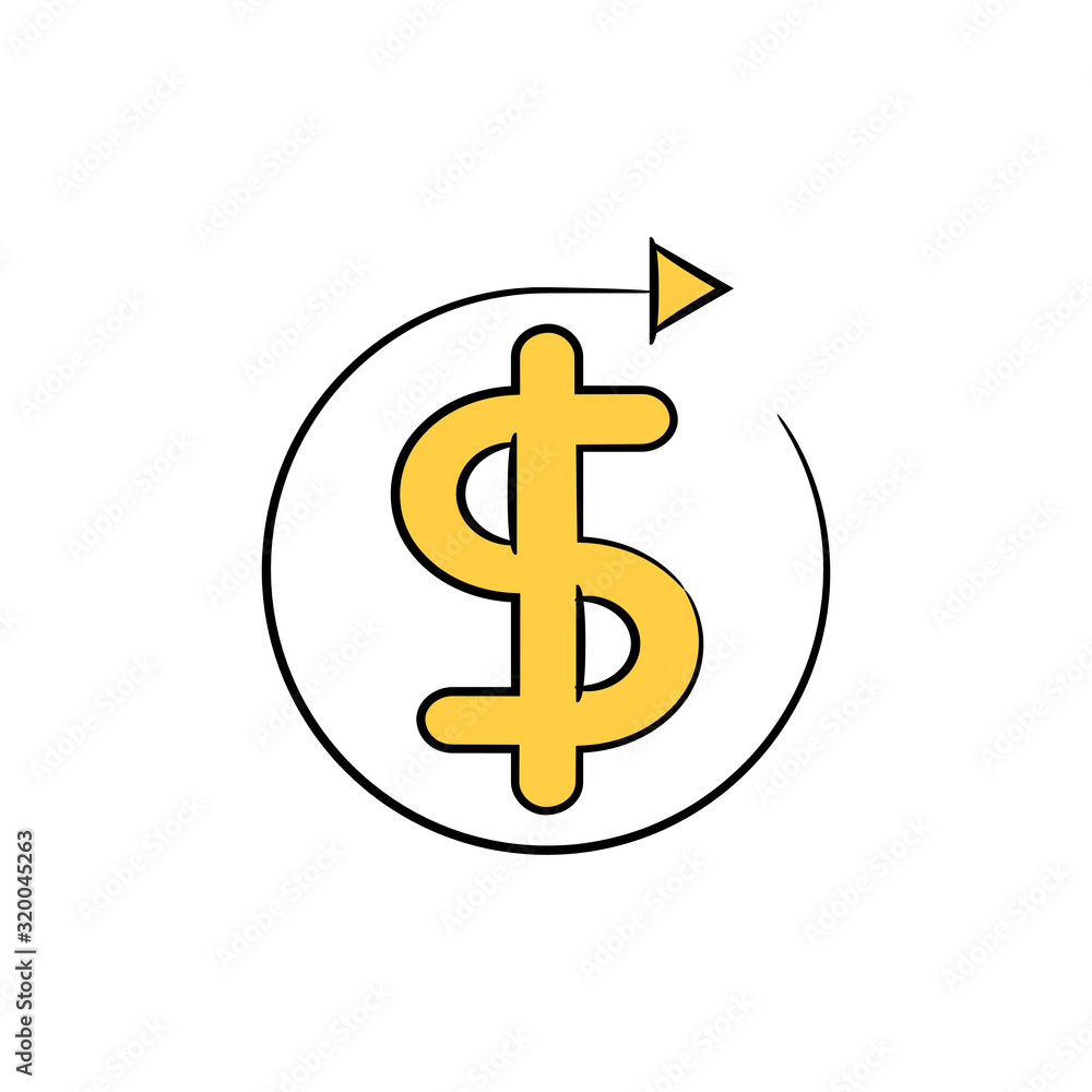 dollar currency reserve symbol vector dollar currency reserve symbol vector