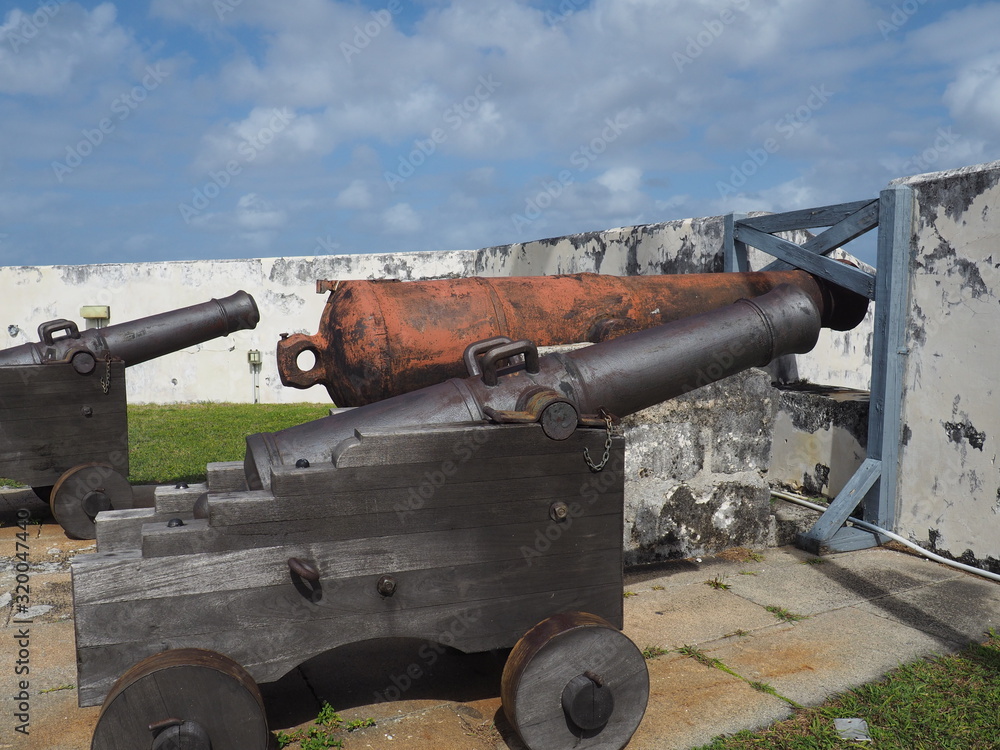 Old cannon in Nassau