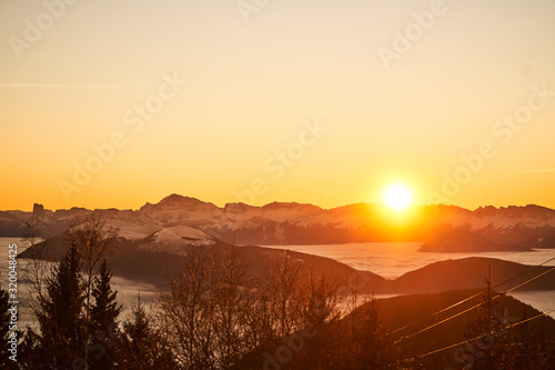 sunset in the mountains © skazar