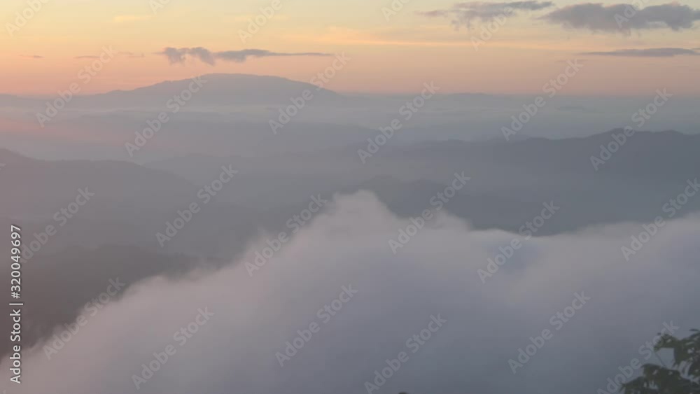 Timelapse View Point at Phu Chi Pao, Mae Hong Son Province, Thailand Timelapse View Point at Phu Chi Pao, Mae Hong Son Province, Thailand